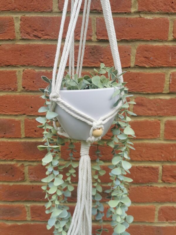 Ntural Macrame Plant Hanger